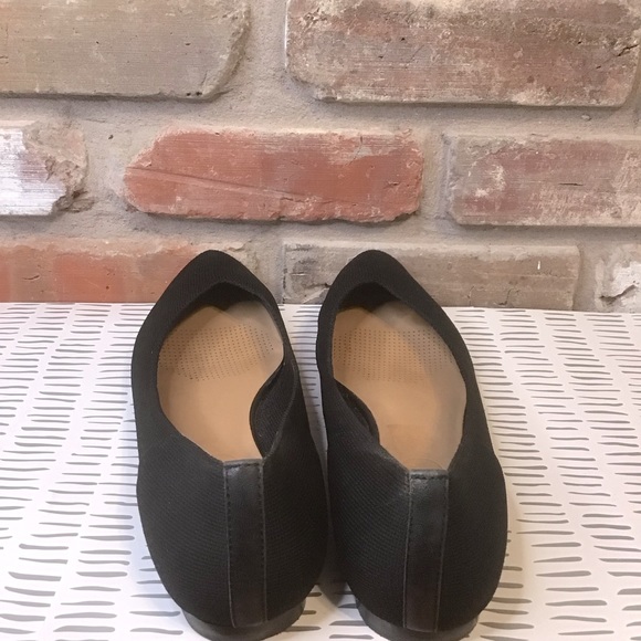 CC CORSO COMO Women's Black Pointy Knit JULIA Ballet Flats 10 - Picture 4 of 5